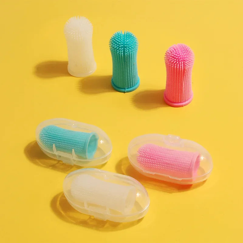 Dog Super Soft pet Finger Toothbrush